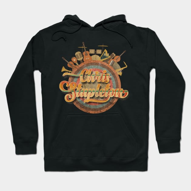 Tour Music Designs Vintage Retro - Chris Stapleton Hoodie by kumurkumur